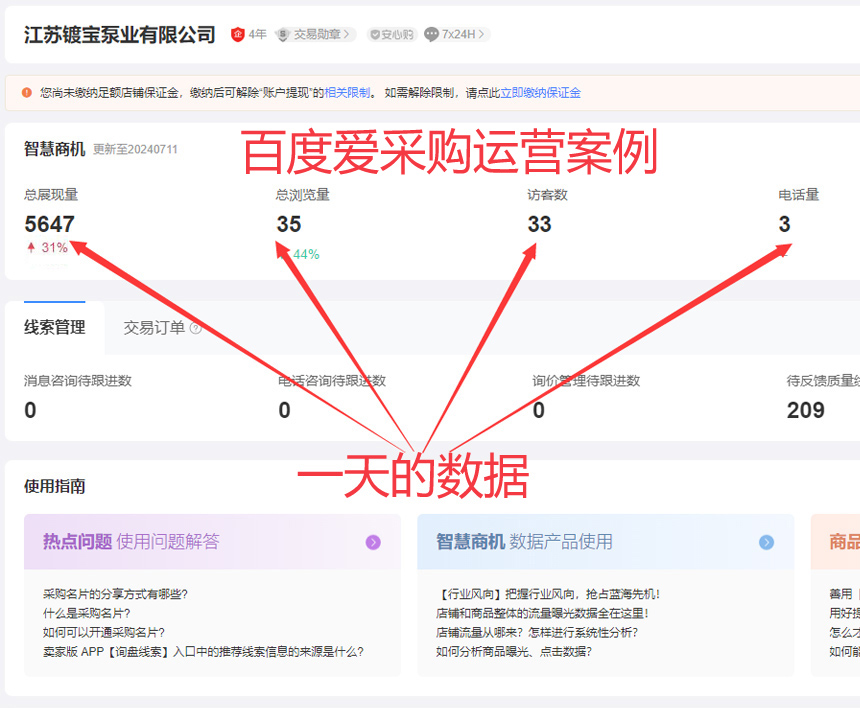 百度爱采购 镀宝店铺代运营